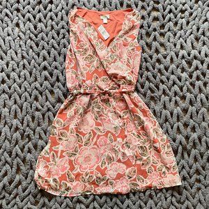 Ann Taylor Pink Floral Loft Floral Dress NWT